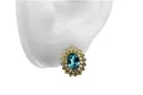 Ring Aquamarine 14K Yellow gold Vintage vec125y